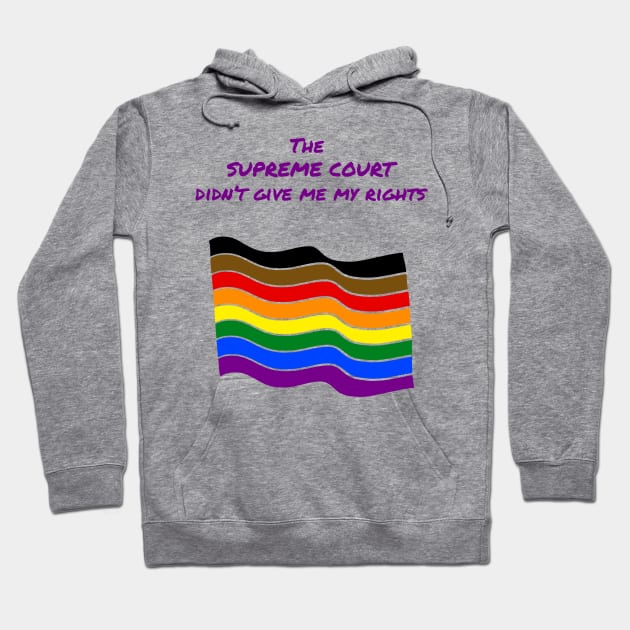 Queer Pride with Stonewall On Back Hoodie by DiamondsandPhoenixFire